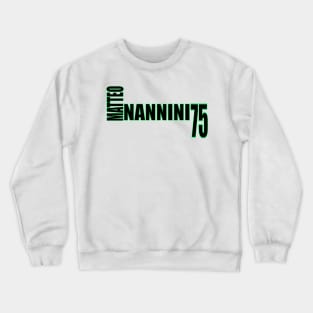 Matteo Nannini '23 black text Crewneck Sweatshirt